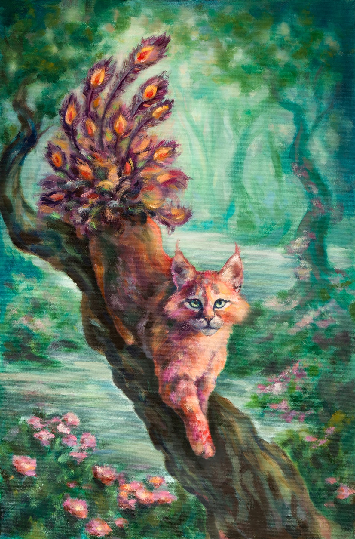 Original painting "Spirit of the Forest Memories"