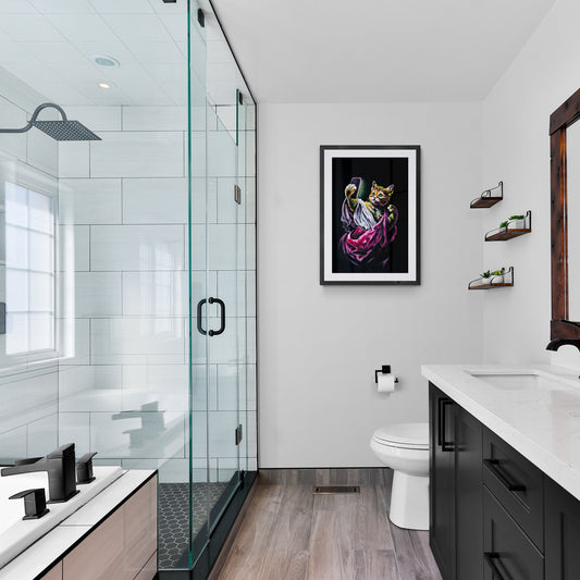 "TikTok Caesar" Framed matte paper poster