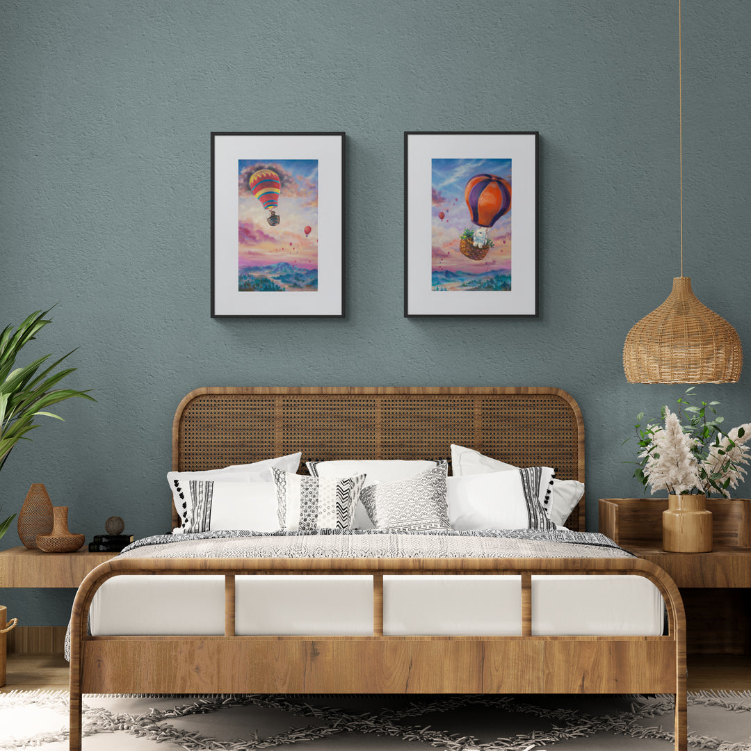 "My first adventure" museum-quality paper poster (right side)