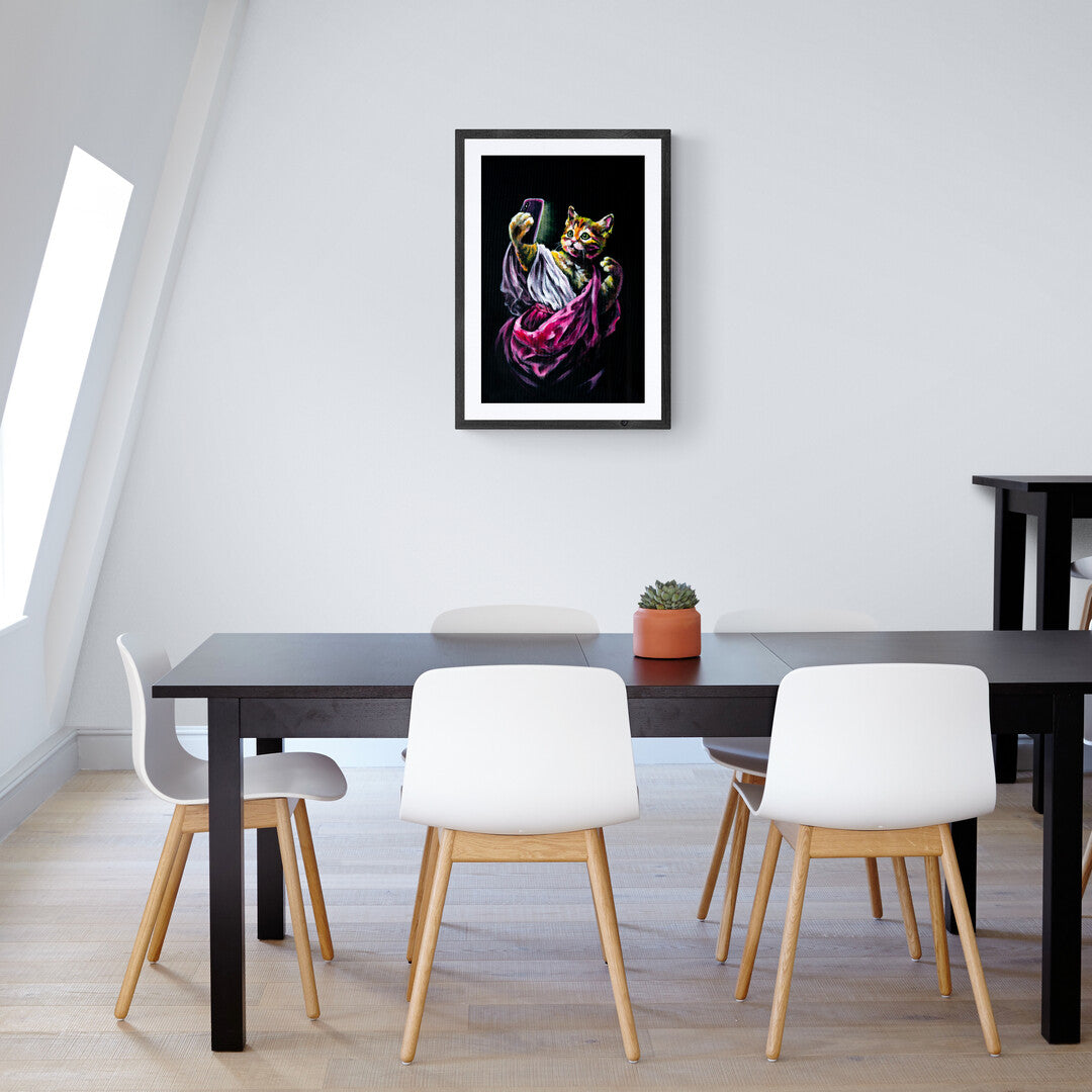"TikTok Caesar" Framed matte paper poster