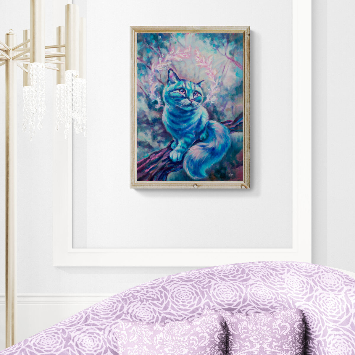 "Blue Dream" museum-quality paper poster