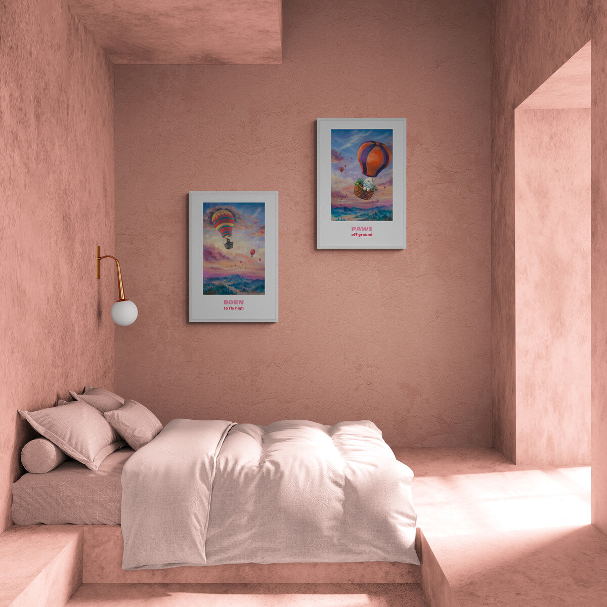 "My First Adventure" quote paper poster (left side)
