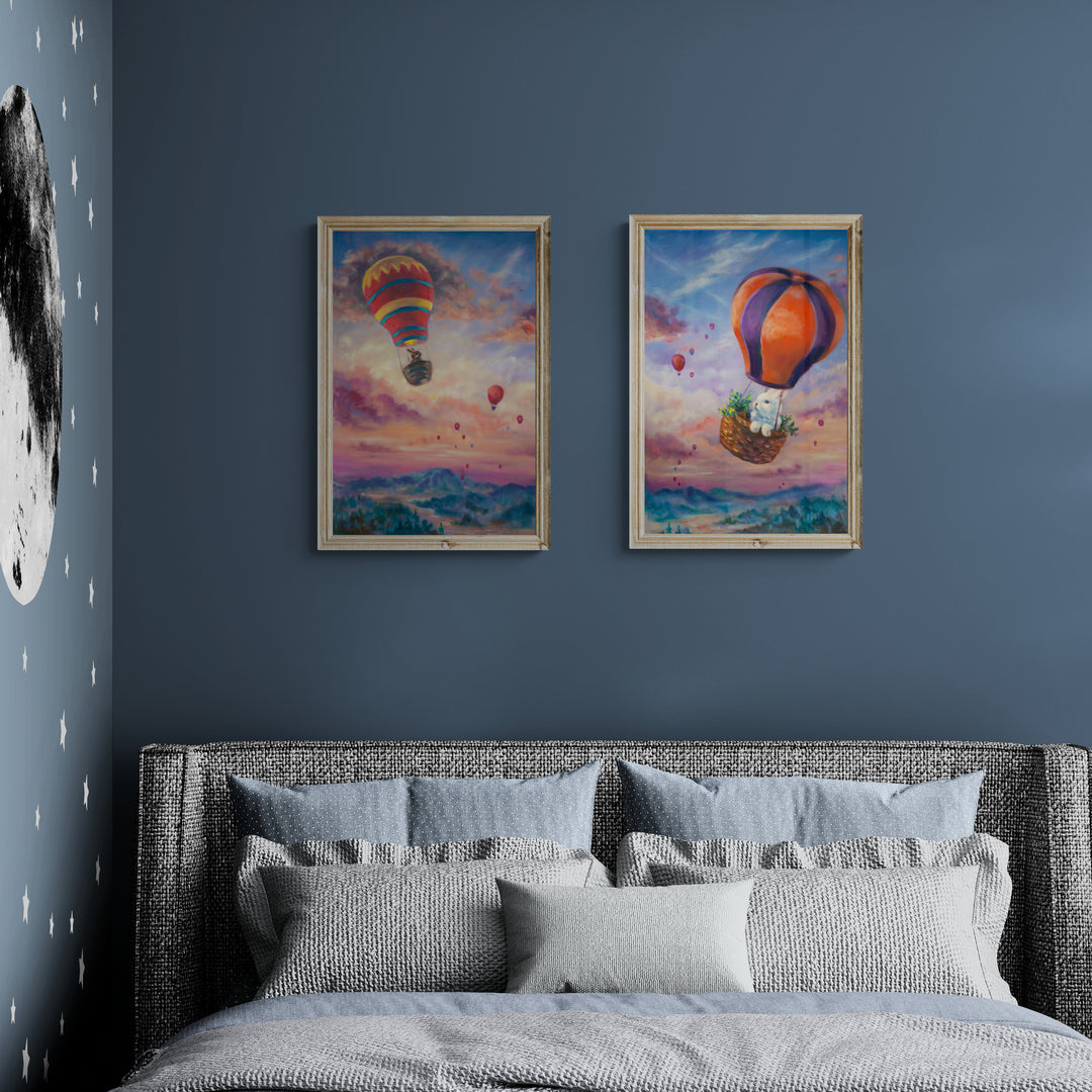 "My first adventure" museum-quality paper poster (right side)