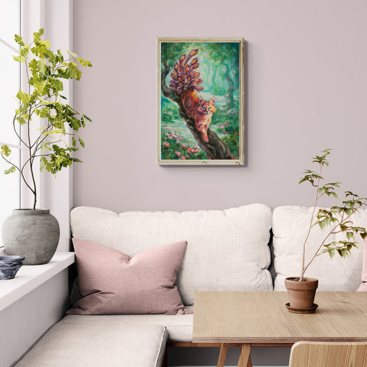 Original painting "Spirit of the Forest Memories"