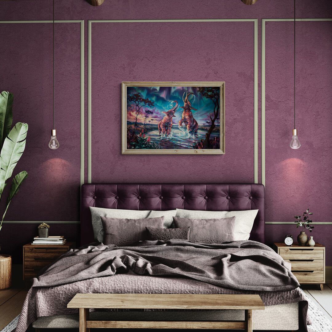 "The Northern Lights Symphony" museum-quality paper poster