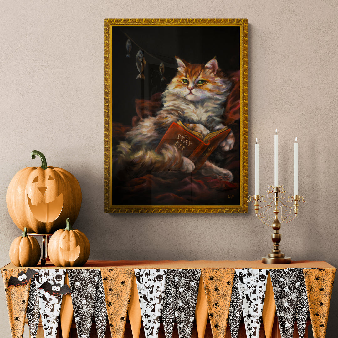 "Cat Wisdom" museum-quality paper poster