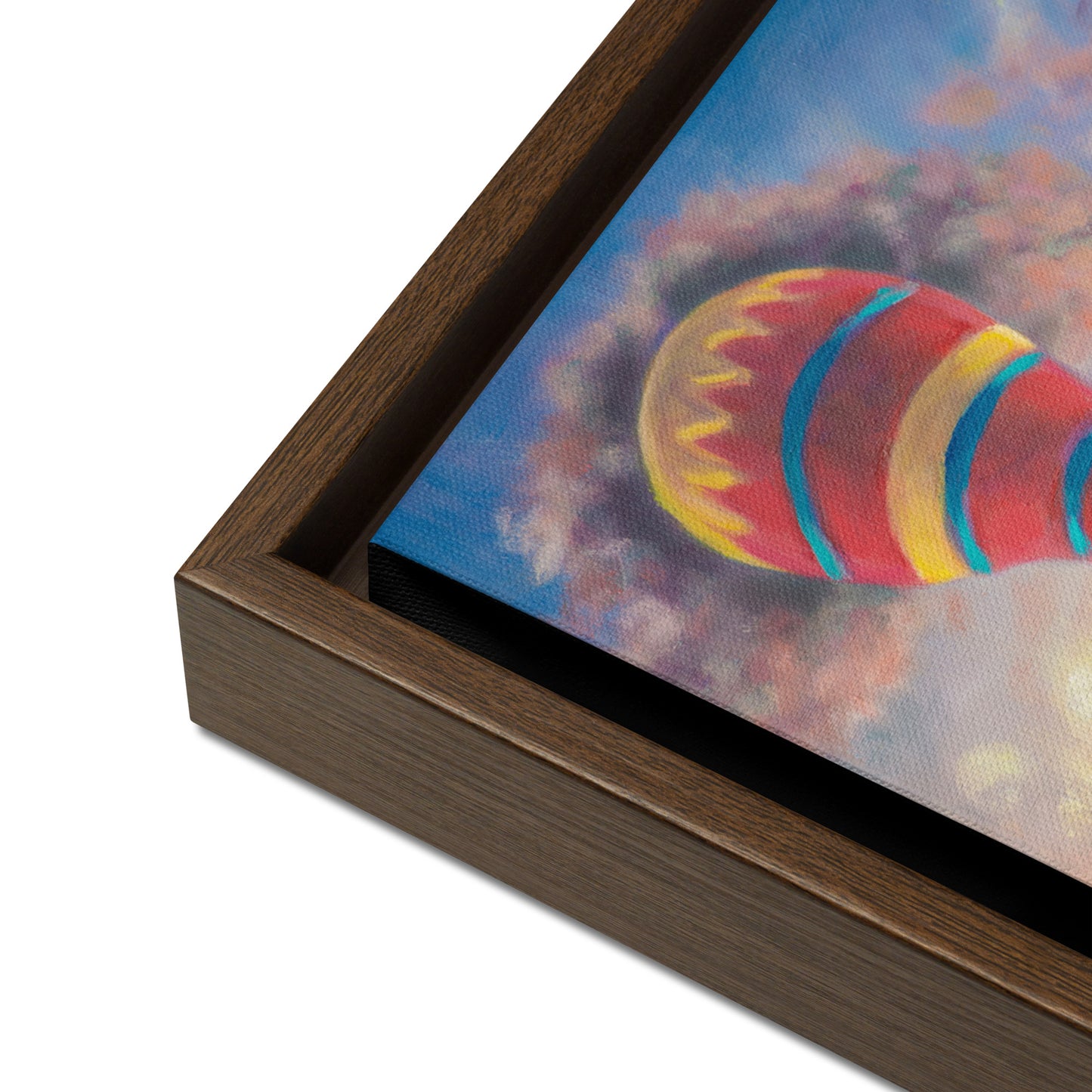 "My first adventure" Framed canvas (left side)