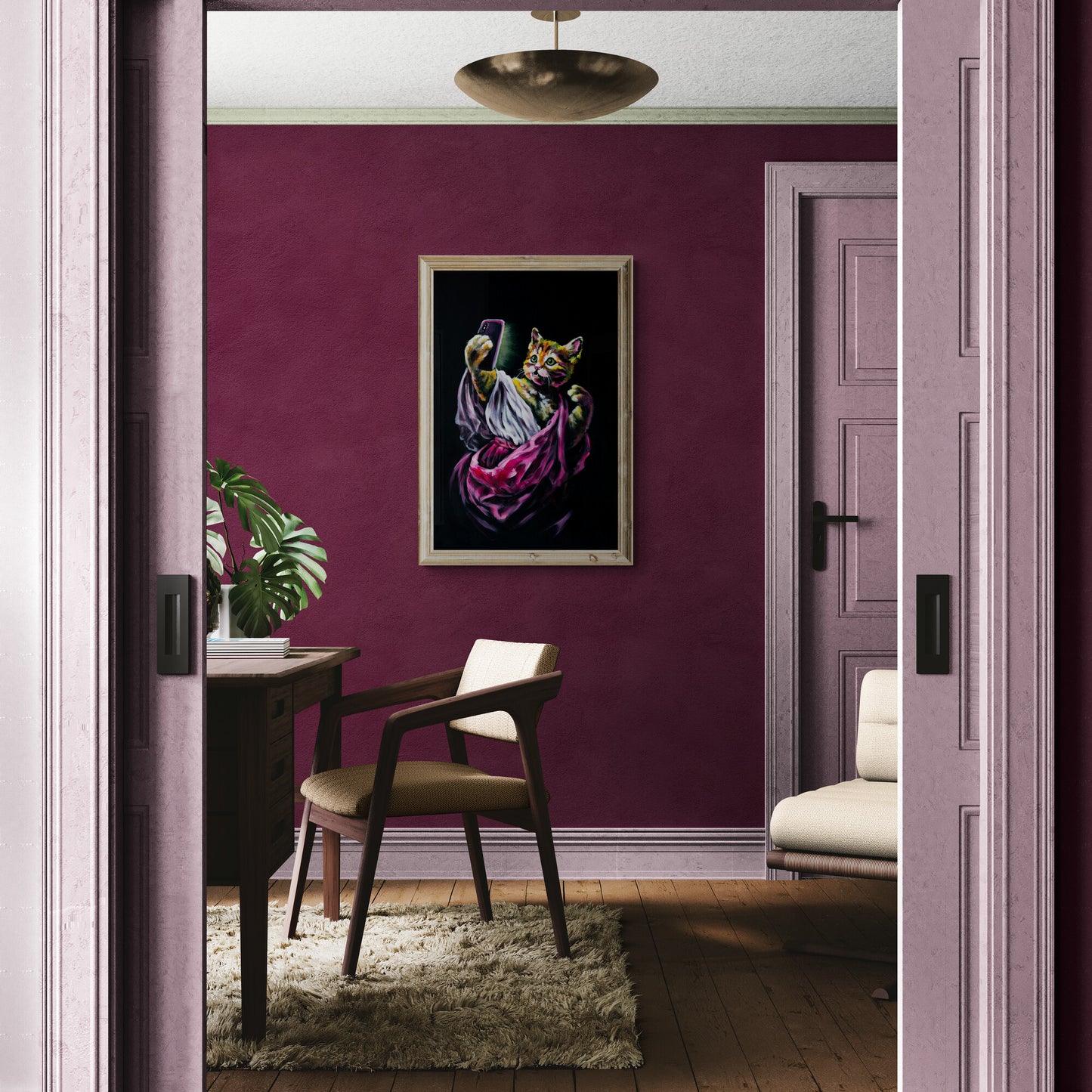 "TikTok Caesar" Framed matte paper poster