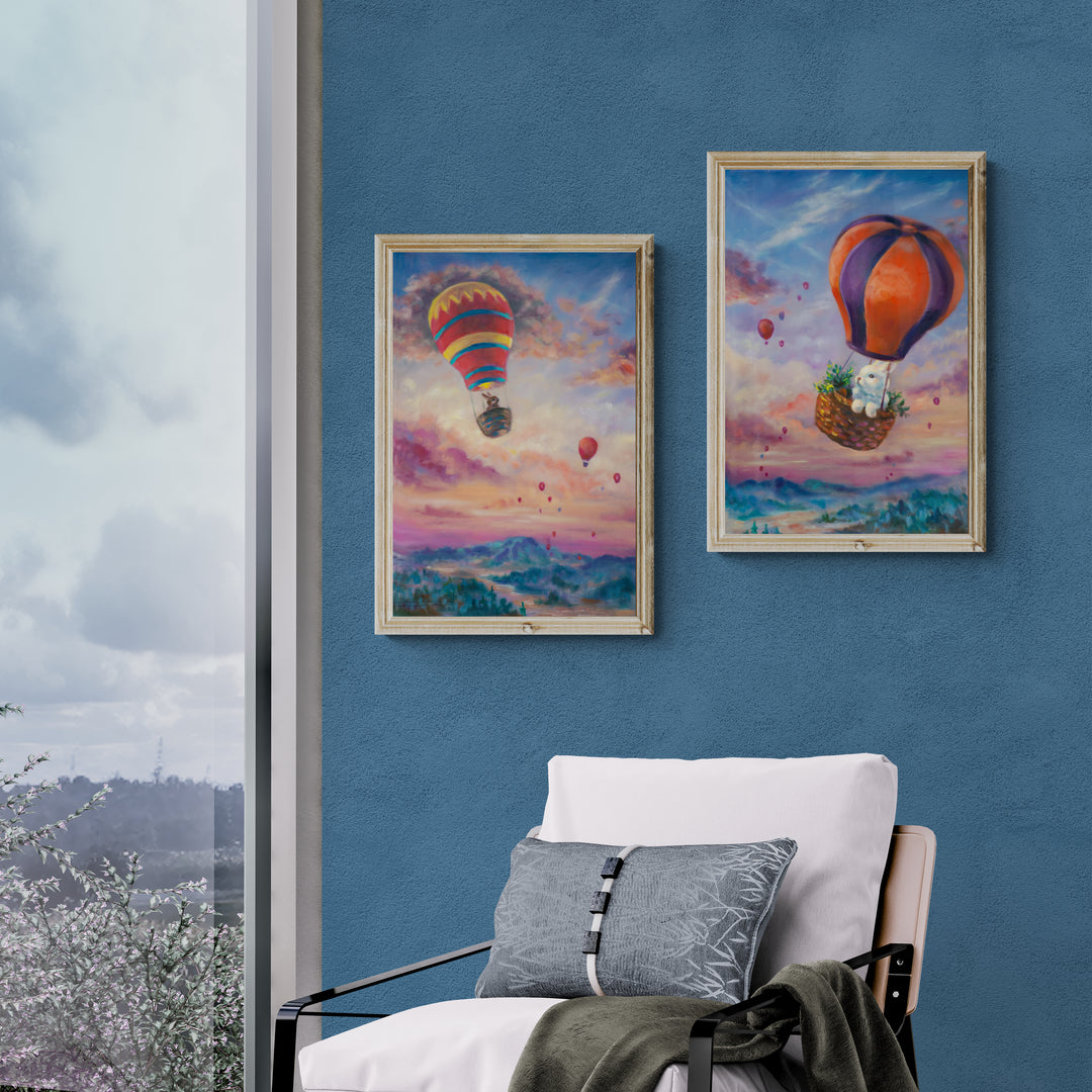 "My first adventure" museum-quality paper poster (right side)