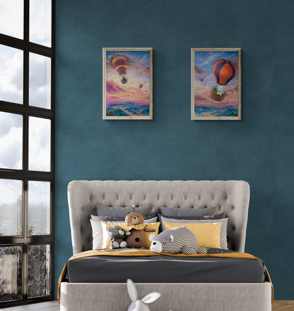"My first adventure" museum-quality paper poster (left side)