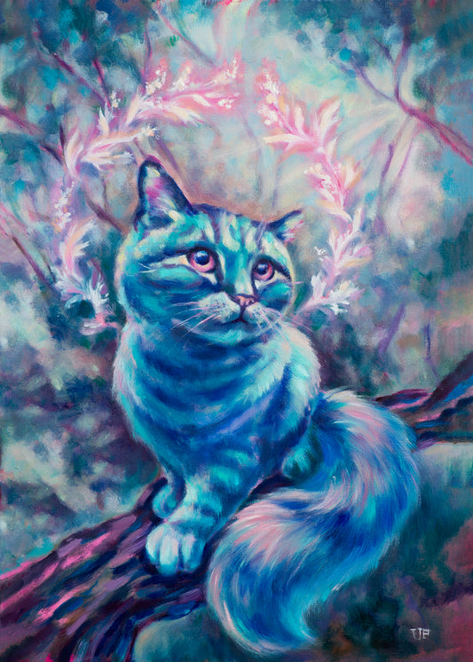 Oil painting "Blue Dream"