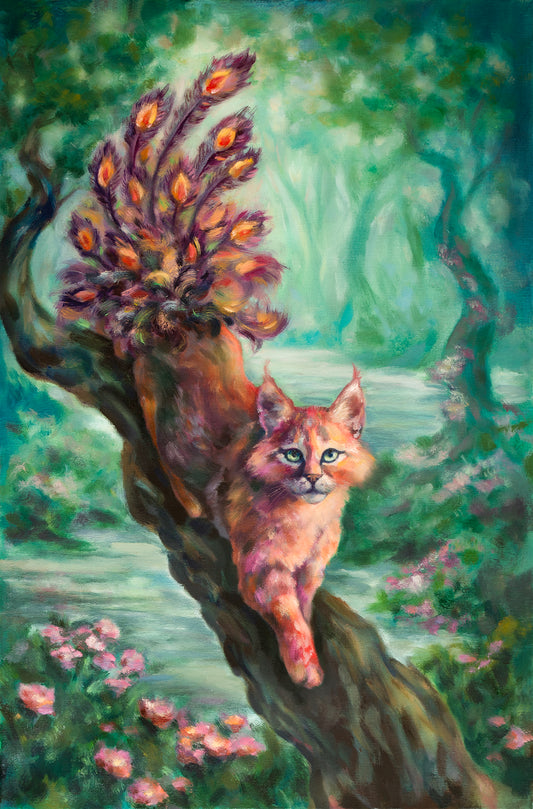Original painting "Spirit of the Forest Memories"