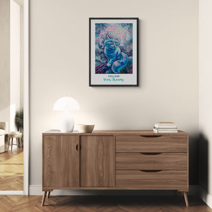 "Blue Dream" quote paper poster