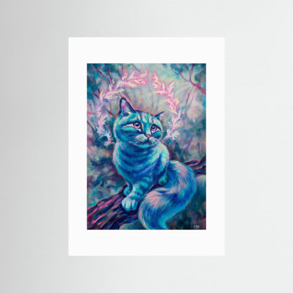 "Blue Dream" framed poster