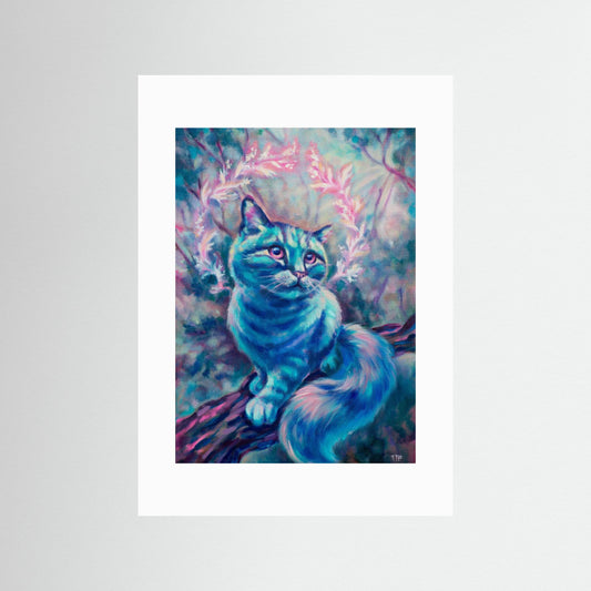 "Blue Dream" framed poster