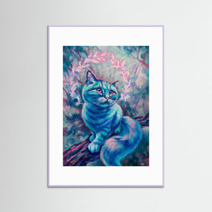 "Blue Dream" framed poster